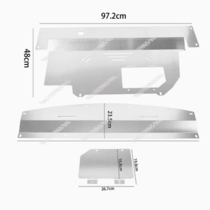 Engine Splash Shield Guard Under Tray Under Guard Cover 350Z for Nissan on 03-09