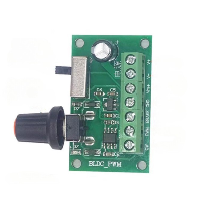 3650/4260 internal drive brushless motor speed regulator 12V/24V brushless DC small motor speed swi