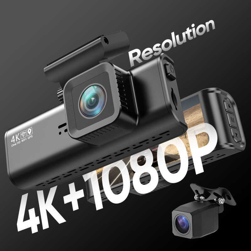 V186 11 ซม.หน้าจอ 4K + 1080P เครื่องบันทึกการขับขี่ REDTIGER F7N Optimized บันทึกการขับขี่ wifi