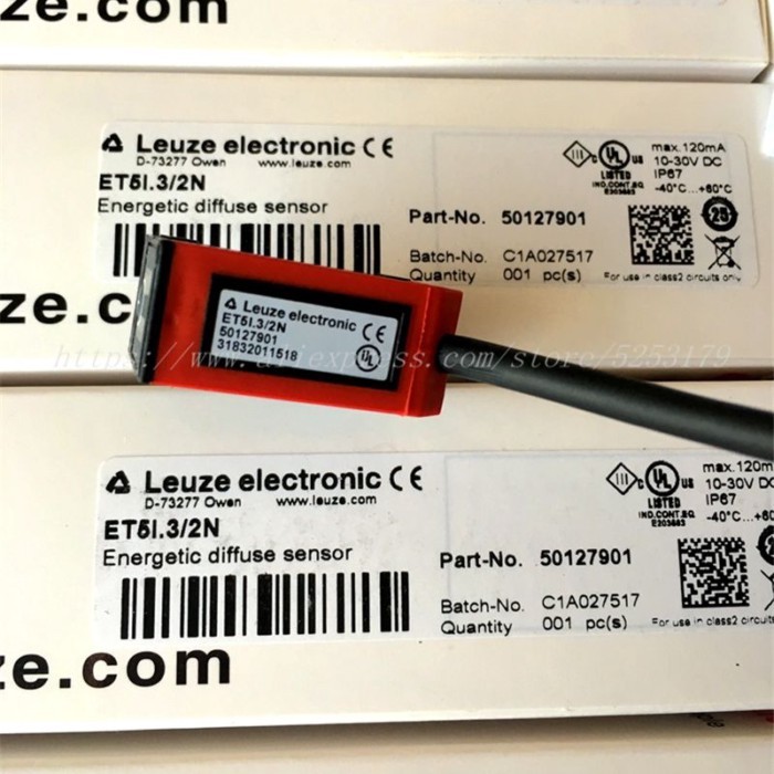 1PC  LEUZE  New Original Genuine Photoelectric Switch Sensors FT5I.3/2N FT5I.3/4P ET5I.3/2N ET5I.3/