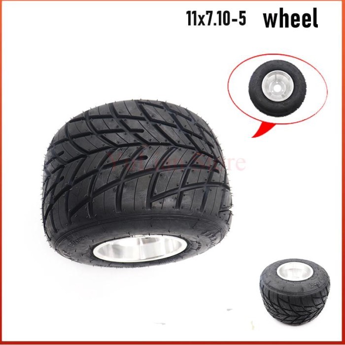 Hot Sale 2019 High Performance 11x7.10-5 Tire for 168 Go Kart 5 Inch Tyre Rear Tires Fit for Drift