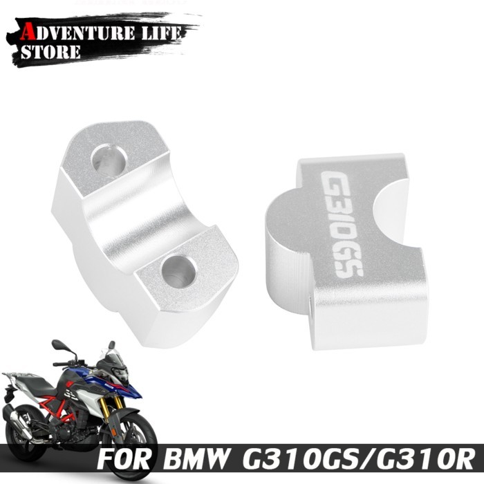 Motorcycles Aluminum Modified Handlebar Heightening Riser Bar Clamp Mount For BMW G310GS G310R G 31