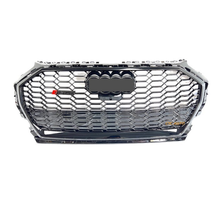 New RSQ5 honeycomb mesh grille front grill for AUDI Q5 upgrade RSQ5 grille 2021