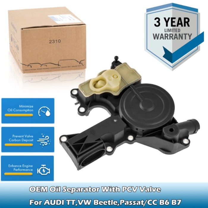 OEM Oil Separator PCV Valve 06H103495AJ,06H103495AD For AUDI TT,VW Beetle,CC B7,Golf,Jetta,Passat B