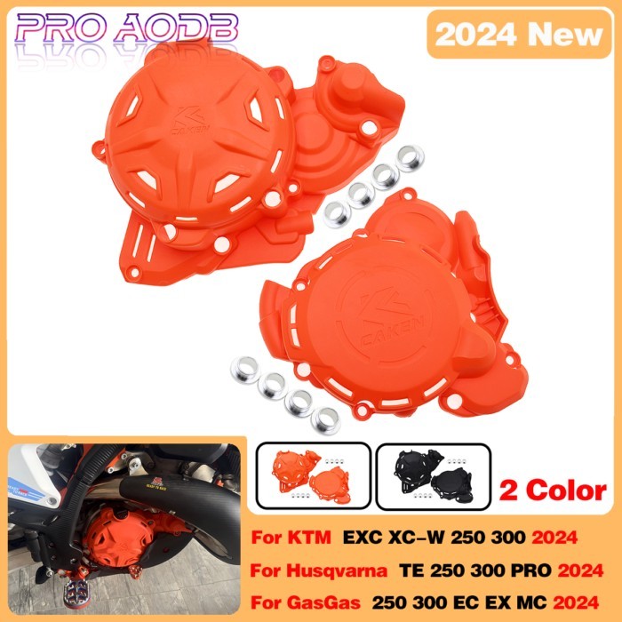 Motorcycle Accessories Lgnition Clutch Cover Guard Protector Kit For KTM EXC250 EXC300 XC-W250 WC-W