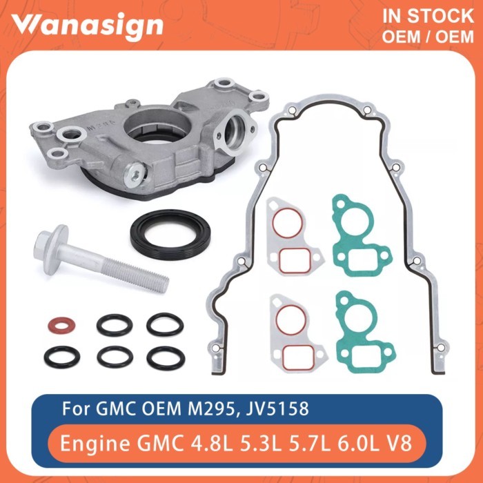 Engine Oil Pump Gasket Set Fit 4.8 5.3 5.7 6.0 L For Chevrolet GMC Buick Cadillac LS1 LS2 LS 4.8L 5