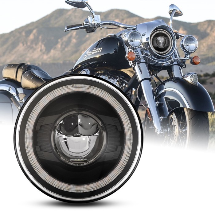 Motorcycle Headlight 7 inch LEDFor 93-08 Ducati Monster 1000 600 For Kawasaki Vulcan VN 500 750 800