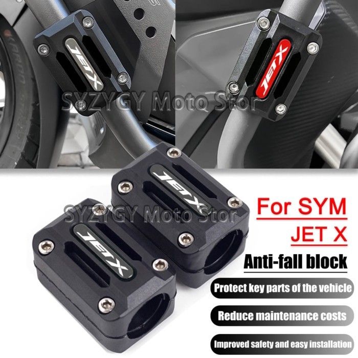 For SYM Jet x jet x Motorcycle Accessories Crash Bars Engine Bumper Protective Block