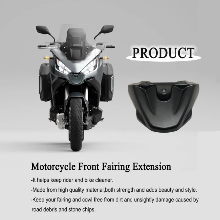 For Honda NT1100 NT 1100 2022 2023 Motorcycle Carbon Front Hugger Wheel Cover Beak Extension Nose C