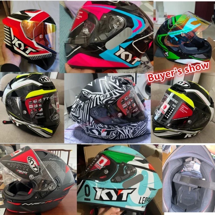 KYT motorcycle full helmet men's and women's racing helmet universal four season motocross helmet c