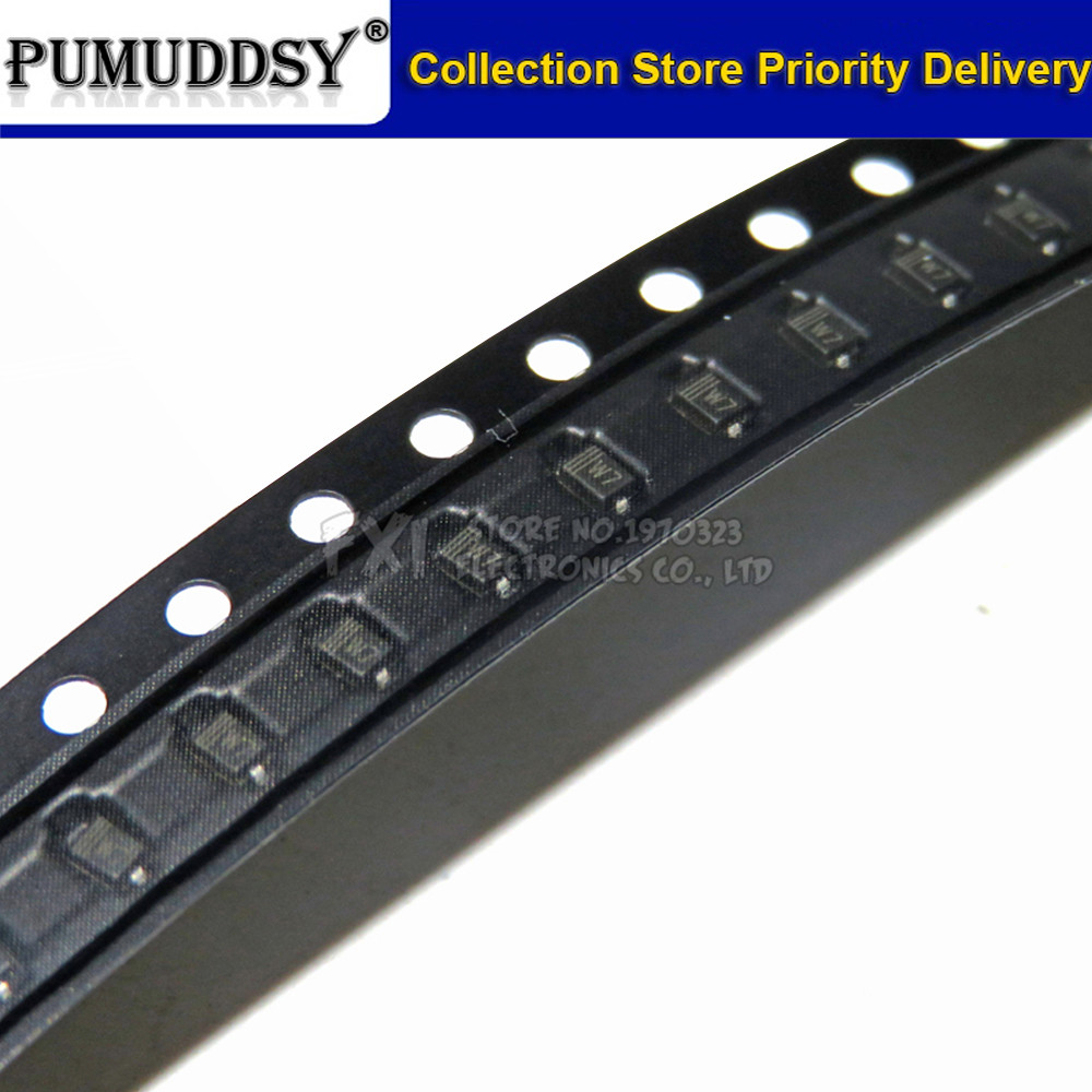 100PCS SMD Zener ไดโอด 4V7 SOD-323 0805 0.25 W SMD ไดโอด BZT52C4V7 W7 MM3Z4V7 Patch