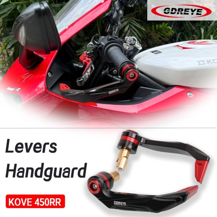 For KOVE 450RR 450 RR 450R R Motorcycle CNC Aluminum Handlebar Grips Guard Brake Clutch Levers Hand