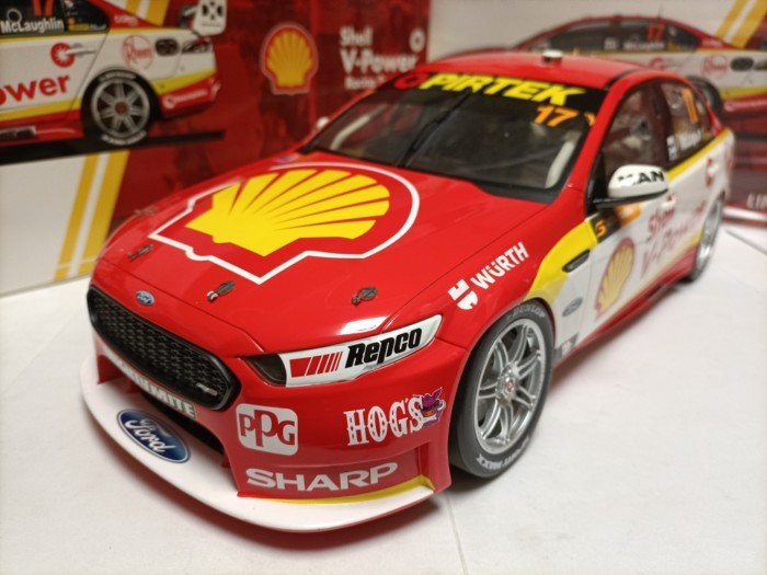 แท้ 1 12 Ford Falcon Championship Car Model Ford FGX Winner 2018 Shell
