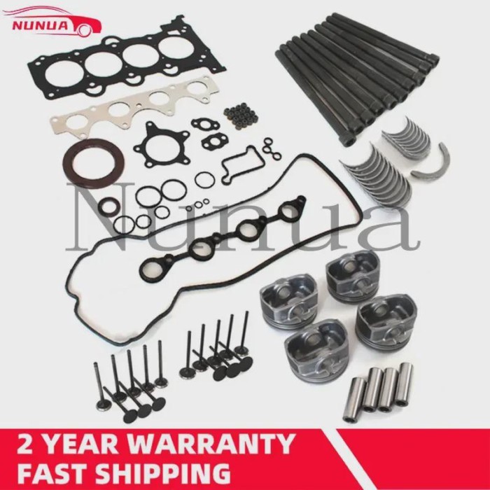 G4FD Engine Overhaul Rebuild Kit For Hyundai Kia Accent Rio 1.6L DOHC 2012-2016  209102BB03 210202B