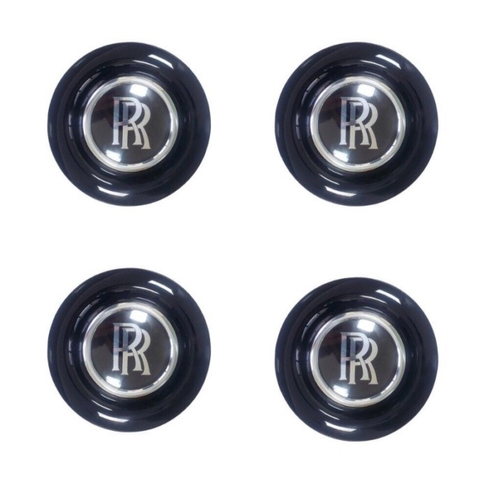 Rolls Royce Cullinan Ghost Center Hubcap Black OEM: 36136882272 36106891936 -