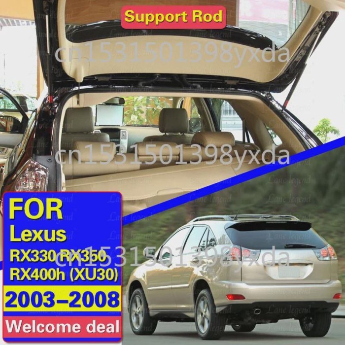 Rear Tailgate Struts For Lexus RX330 RX350 RX400h 2003-2008 Toyoa Harrier XU30 Trunk Boot Lift Supp