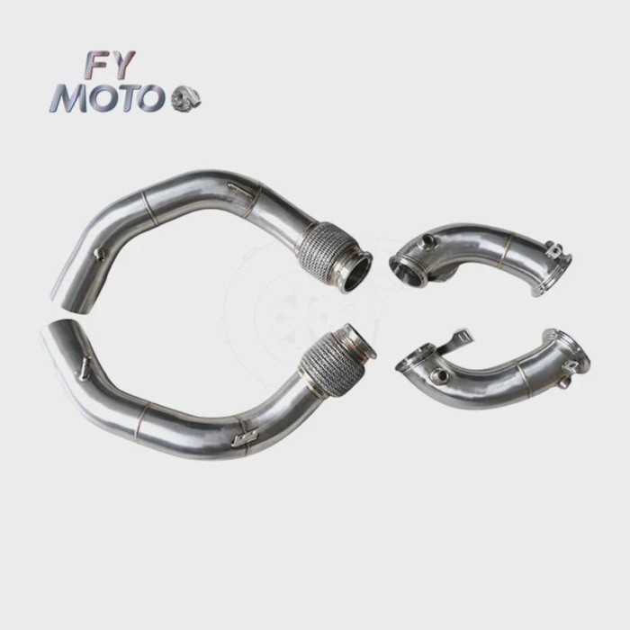 Wholesale Stainless Steel M PERFORMANCE Downpipe Fits for BMW S63 4.4T F95 F96 X5M X6M 2020-2016