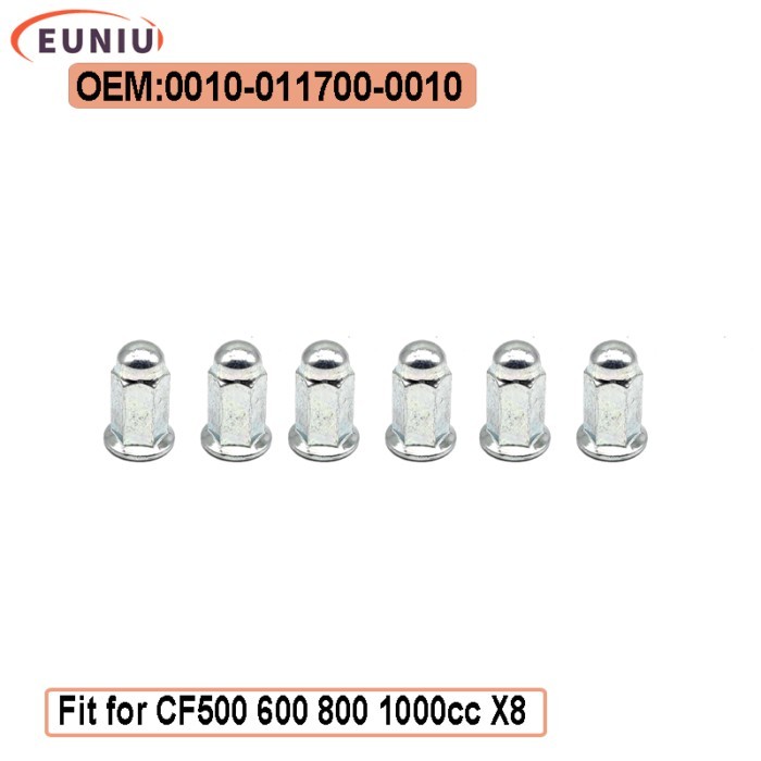 NUT M8, Pack of 6 Fit For CF500 800 900 1000OEM 0010-011700-0010