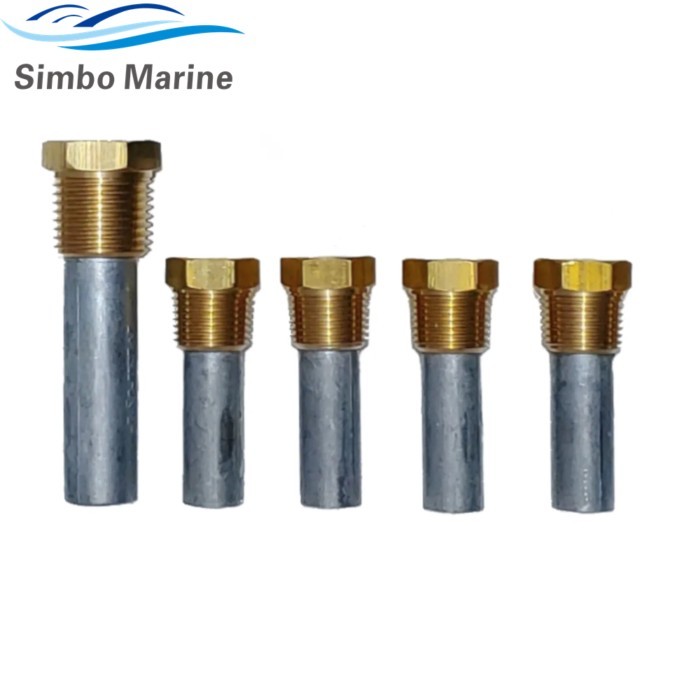 119574-18790 Yanmar Marine Engine Pencil Anode Kit Fits 4LHA 6LP 6LY Replaces 119773-92600  119574-