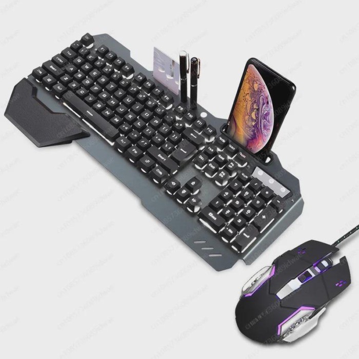 Xinmeng 618 mechanical feel keyboard mouse set Internet cafe game keyboard and mouse set ebay Amazo