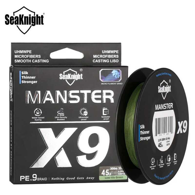 ❤ Seaknight Brand X9 Fishing 500M 300M 150M Thin And Strong 9 Strands PE Braided Line Wa Based