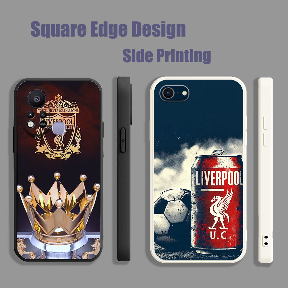 ปลอกสําหรับ Vivo Y20 Y20s Y20i Y20sG Y12s Y12A Liverpool FC DJW10 เคสโทรศัพท์ขอบสี่เหลี่ยม