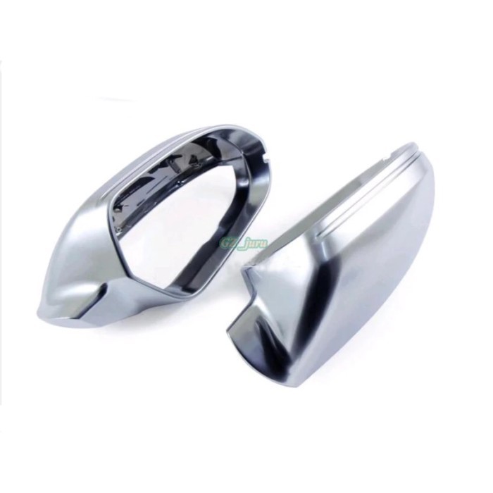 1 pair High quality Rearview Mirror Case Side Mirror Chrome Matt Cover For Audi A6 C7 2012 2013 201