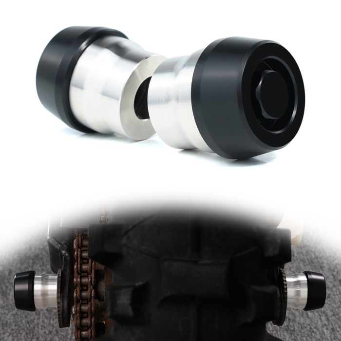 Rear Axle Sliders For Suzuki GSX 750 GSX-S750 SV650 GSX-250R GSX600F GSX750F Katana GSXR 750 SFV 65