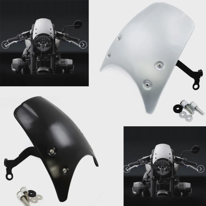 For BMW R NINE T NINET R9T R 9 T Racer Pure Urban scrambler 2014-2022 Motorcycle Windshield Aluminu