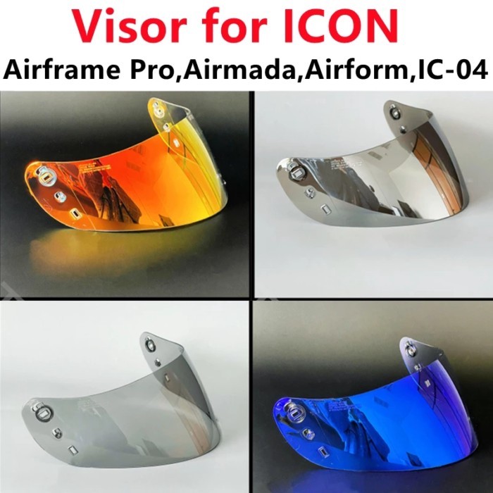 Full Face Helmet Visor for ICON Airframe Pro IC-04 Airmada Airform Helmet Faceshield Cascos Visera