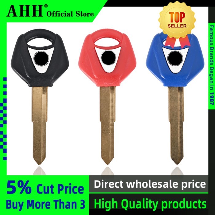 AHH Motorcycle Blank Keys Uncut Blade For Yamaha YZF600 YZF1000 R6 R1 FZ400 FZ600 FZ800 FZ1000 FZ1