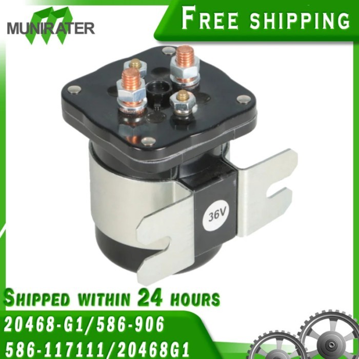 36V 4 Terminal Golf Cart Starter Solenoid Replacement for Club Car DS EZGO Yamaha Electric 1988-200