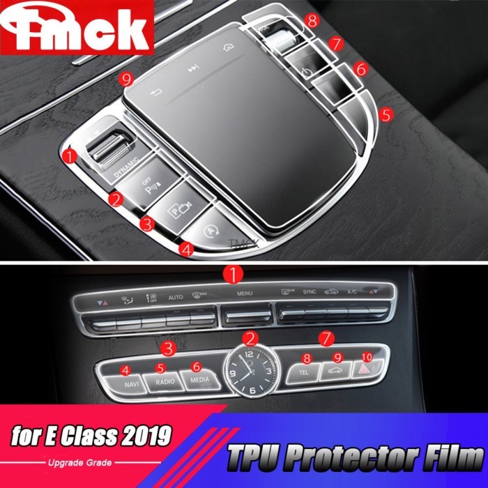 For Mercedes Benz E Class W213 E200 E260 E300 E320 E350 2019 2020 Car Accessories Interior Moulding