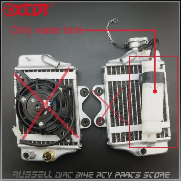 Water  Cooler Tank for Xmotos Apollo Motorcycle Zongshen Loncin Lifan 150cc 200cc 250cc Accessories
