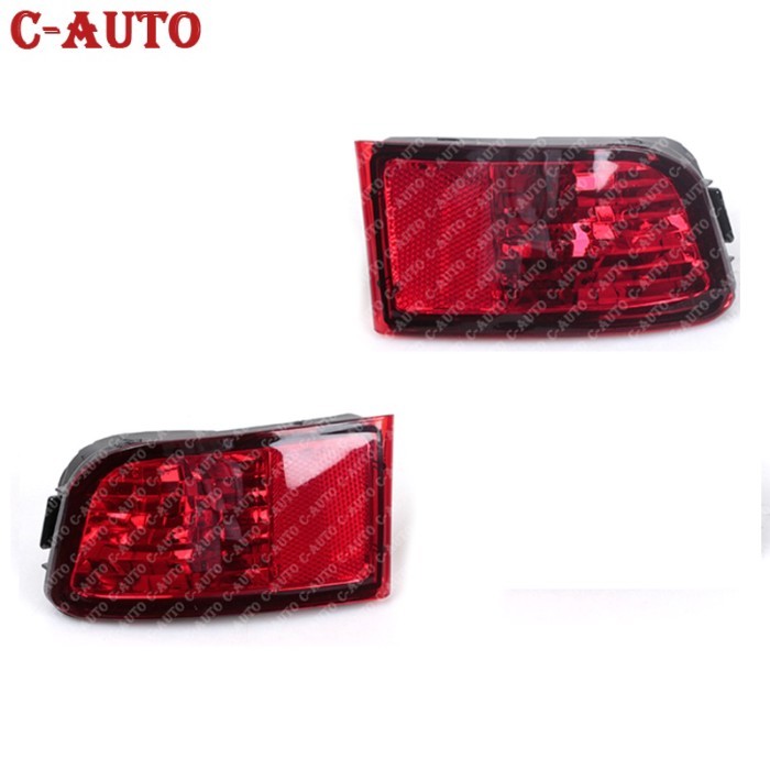 Car Tail Light Rear Bumper Fog Light Red Without Bulb For Toyota Land Cruiser Prado 120 series GRJ1