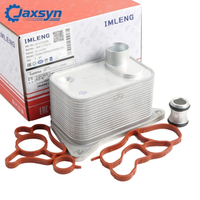 06J117021J 06L117021C High Quality Engine Aluminum Oil Cooler for EA888 Audi A3 A4 A5 A6 A7 Q5 TT 2
