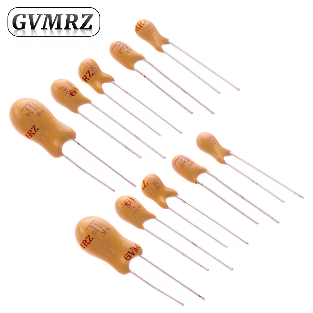 5PCS 15UF 22UF 47UF Tantalum Capacitor 16V 20V 25V 35V 50V 0.1UF 0.22UF 0.33UF 0.47UF 100UF 220UF 1U