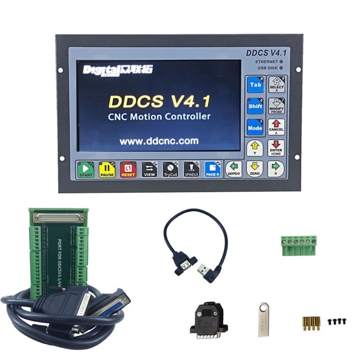 DDCSV 4.1 Standalone Motion Controller Offline Controller Support 3/4 Axis USB CNC Controller Inter