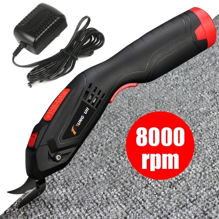 Electric Scissors Multipurpose Fabric Leather Cloth Cutting Cordless Chargeable Fabric Sewing Handh