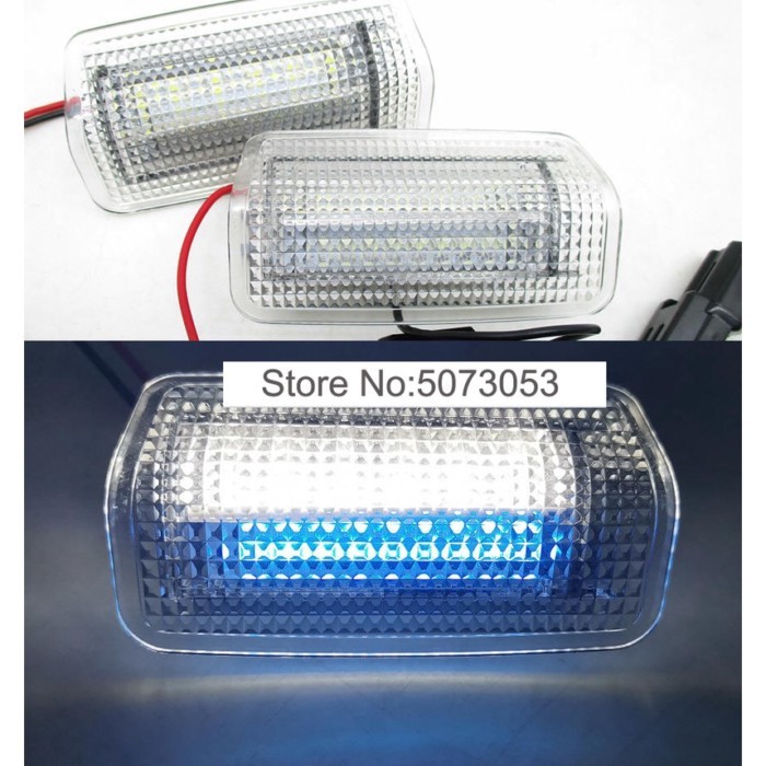2PCS LED Courtesy Door light welcome lamp for Lexus ES350 GX460 HS250 IS F IS250 IS350 LS460 LS600