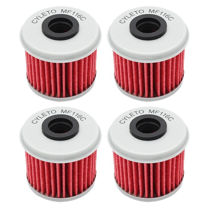 1/2/4pcs Cyleto Oil Filter For Husqvarna TC250 TC 250 TC250R TE250 TE 250 TE310 TE 310 TE310R TXC25