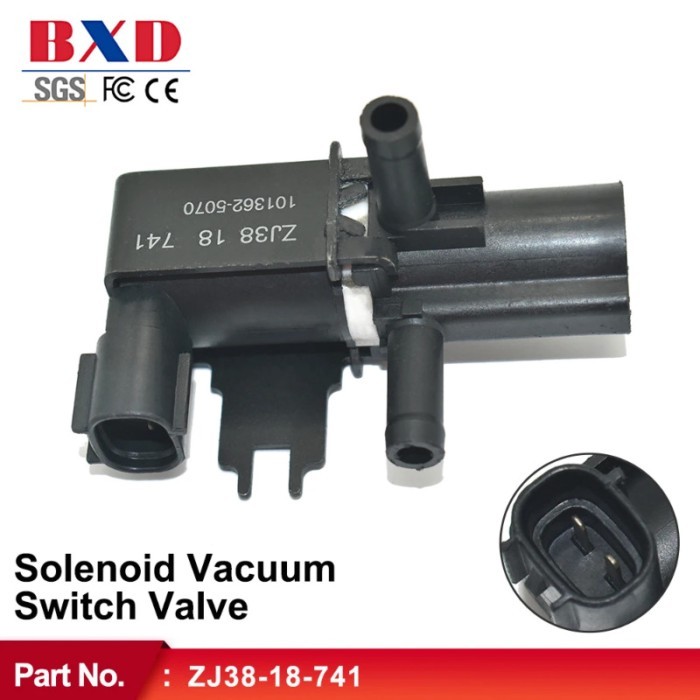 Solenoid Vacuum Switch Valve ZJ38-18-741 101362-5070 For Mazda 2 Sport Touring 1.5L L4 Gas 2011-201