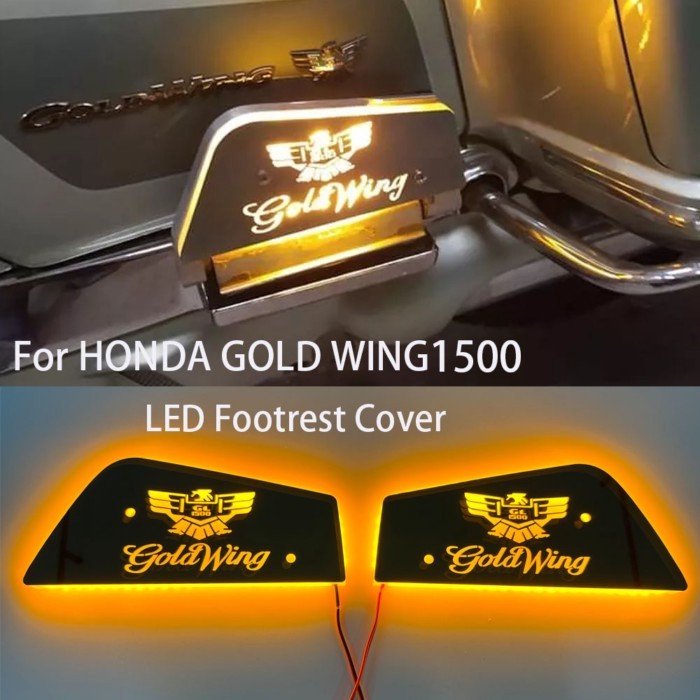 Motorcycle Accessories LED Footrest Cover GL1500 For Honda Goldwing 1500 GL1500 Gold Wing GL1500 Li