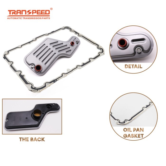 TRANSPEED 5R55S Auto Transmission Oil Filter  Short-Mouthed Oil Pan Gasket For Ford Mustang 4.0 4.6