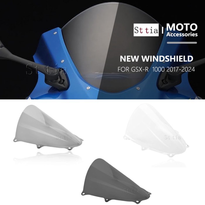 For Suzuki GSXR1000 GSX-R GSXR 1000 K17 L7 2017-2024 Motorcycle Accessories Front Windshield Fairin