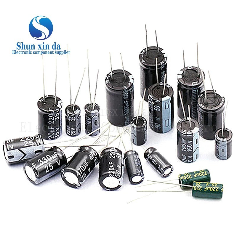 2-50PCS 10V 16V 25V 35V 50V 63V 100V 100UF 220UF 330UF 470UF 680UF 1000UF 2200UF 3300UF 4700UF อลูมิ