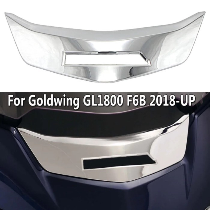 Motorcycle Chrome Fairing Head Cover Front Upper Cowl For Goldwing GL1800 F6B GL 1800 2018 2019 202