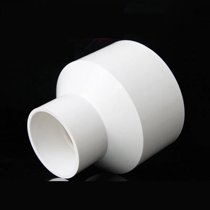 PVC reducer 125mm to 63mm 75mm 90mm 110mm straight joint water supply pipe 90mm PVC Variable joint