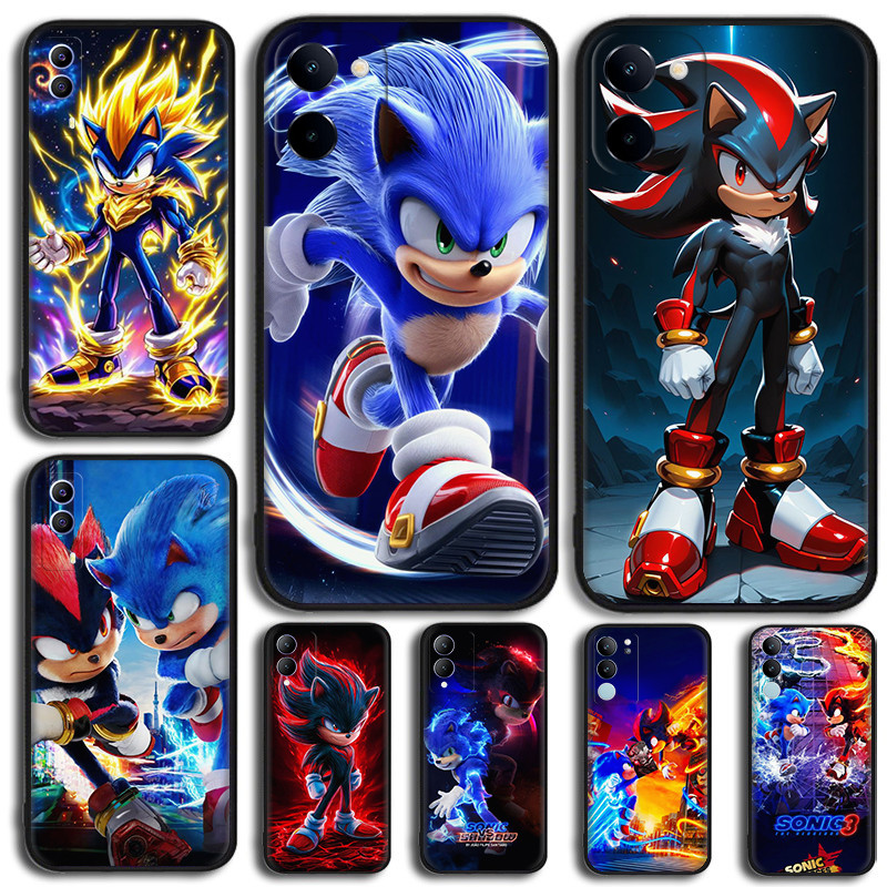 สําหรับVivo U3 Y19 S1 S16 S17 S19 Pro S17 S17T T3 V5 lite Z9 Y67 V5s Y66 Plus V7 Y75 การ์ตูนSonicเม่