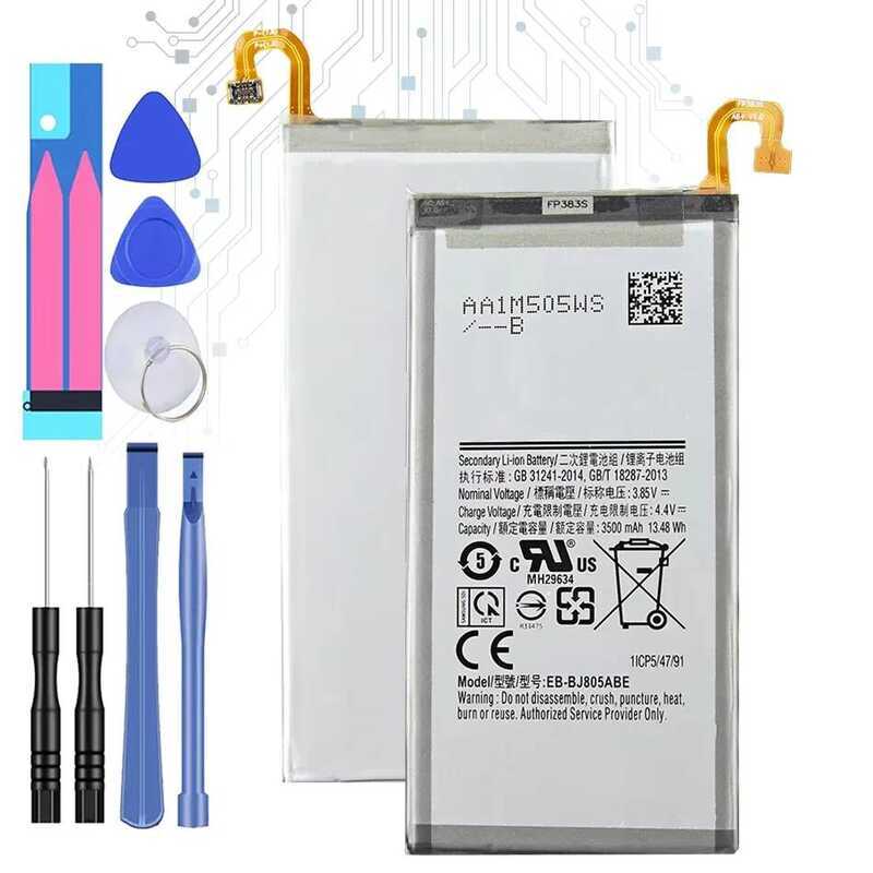 Mobile Phone Battery EB-BJ805ABE 3500mAh For Samsung Galaxy A6 Plus SM-A605F A605G A6050 A605K A605F